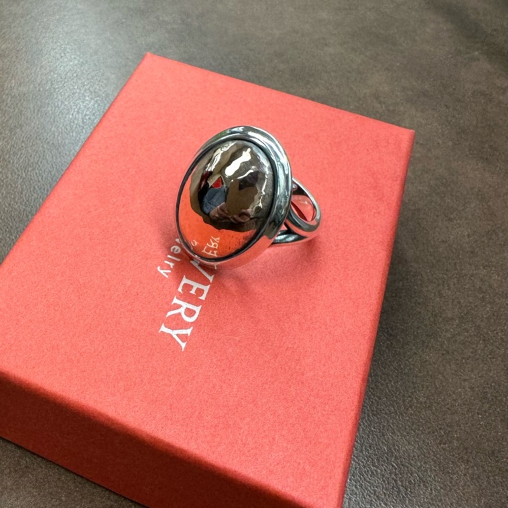 Retired James Avery Hammered Copper Dome Ring